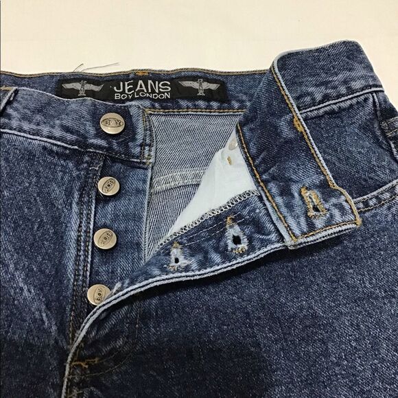 Vintage 79-80’s BOY LONDON JEANS Button Fly Jeans Size 9 - Picture 5 of 15